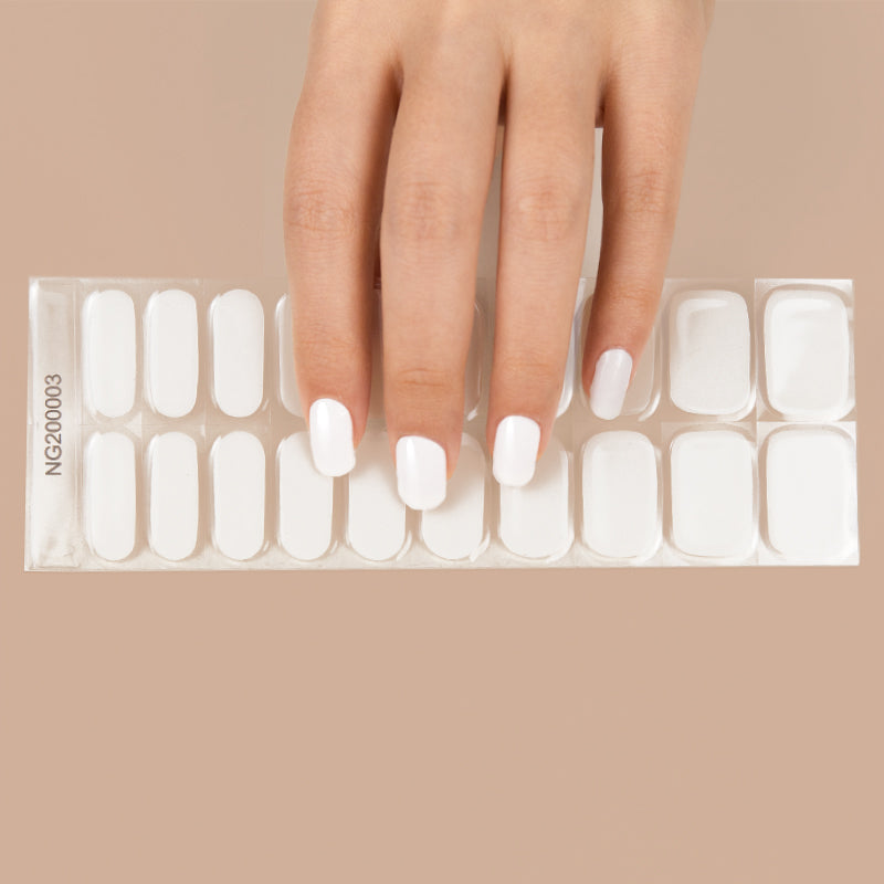 UV Gel Strips - White Whisper