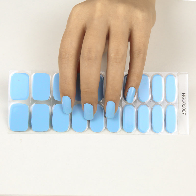 UV Gel Strips Set - Frosted Sky