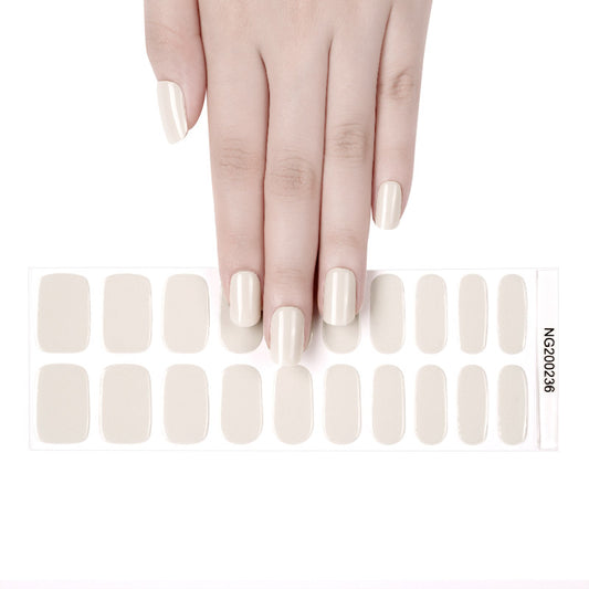 UV Gel Strips Set - Creamy Delight