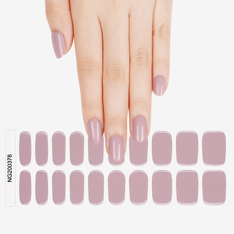 UV Gel Strips Set - Mauve Mist