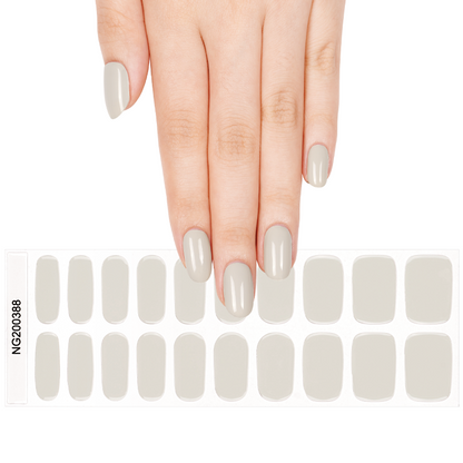 UV Gel Strips Set - Greige Elegance