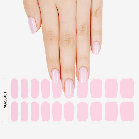 UV Gel Strips Set - Soft Rose Glow