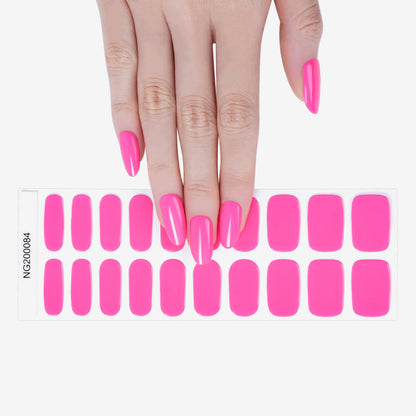 UV Gel Strips Set - Pink Shock