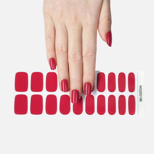 UV Gel Strips - Strawberry Red