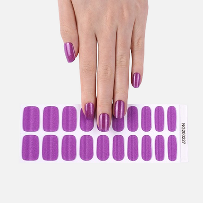 UV Gel Strips Set - Deep Violet